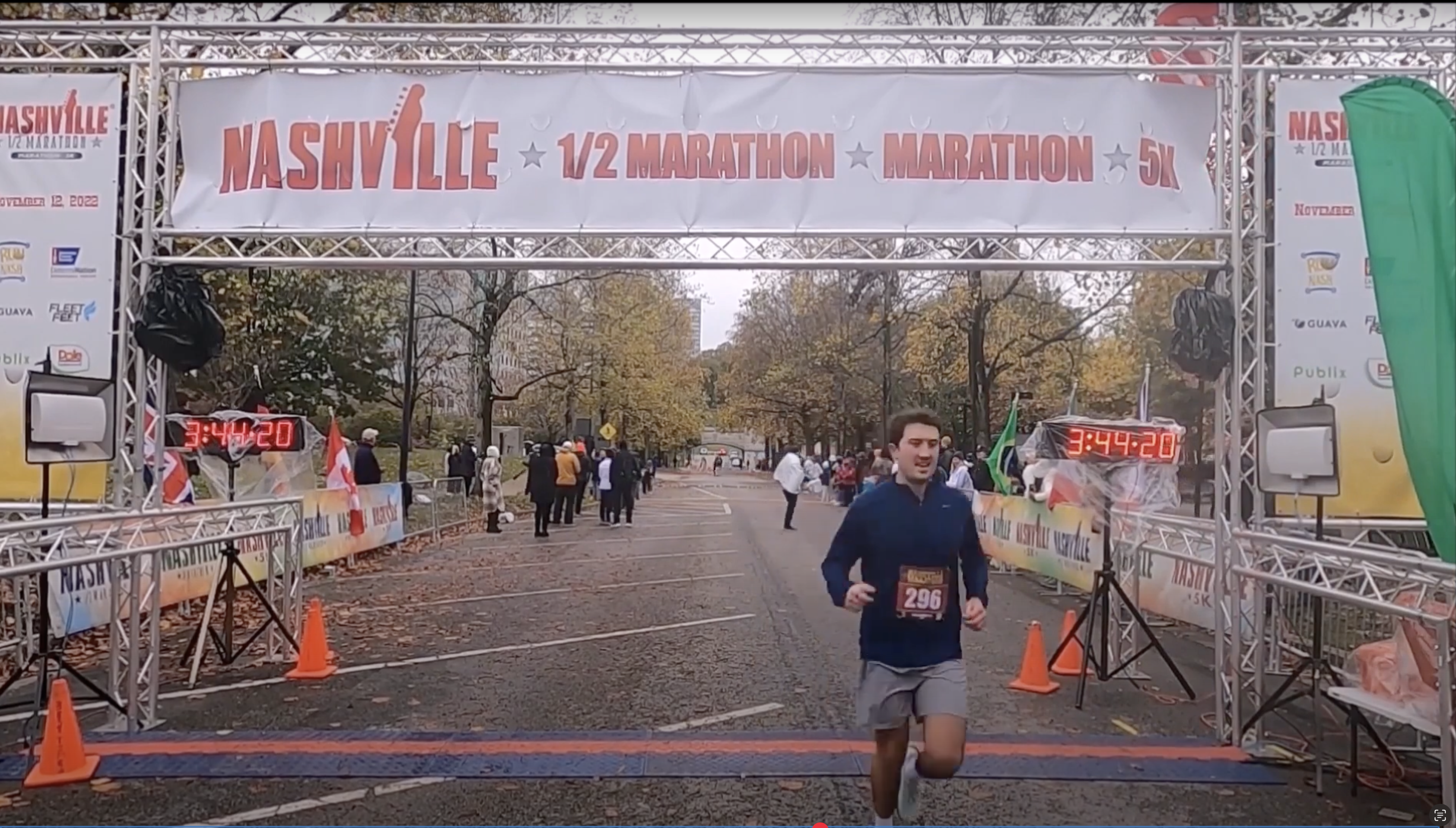 finish line